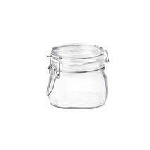 보르미올리 유리병 압축 밀폐용기 투명 잼병 500ml, 500ml 1P