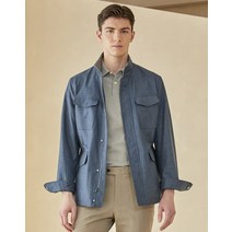 22SS 스톰시스템 소재 4포켓 사파리 터콰이즈 점퍼 MAJU2A103T2