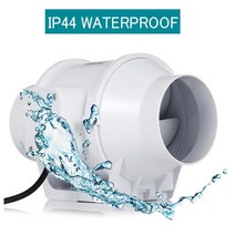 환풍기 4&39;&39; 사일런트 홈 인라인 덕트 팬 100mm 배기 220V 송풍기 환기 시스템 화장실 공기 추출기 청, 02 220V_02 125mm 5inch