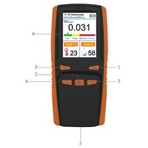 정확한 측정 분석HLZS-오존 분석기 O3 오존 가스 감지기 ligent 센서 공기 핸드 헬드 휴대용 측정용 측정기, 한개옵션0