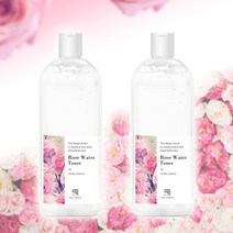 [어스로하] 대용량 로즈 워터 토너 500mlx2개, 상세 설명 참조