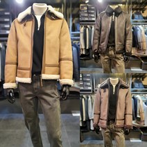지이크 지이크 파렌하이트 F/W 스웨이드 퍼카라 무스탕 점퍼 자켓 FW22FGDX9303