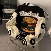 데일리 캐주얼 남자 야구점퍼 대학생룩 항공 동아리 과잠 바람막이 커플룩 봄잠바