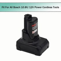 보쉬배터리 6.8ah 보쉬 10.8v12v 배터리 bat411 bat411a bat412 bat412a bat413 bat413a bat414 d-70745 교체 호환, 12v