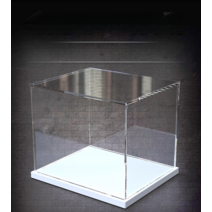 투명 아크릴 피규어 케이스 프라모델 장식장 진열장 보관함, U 40x60CM(길이 x 너비)