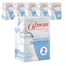 오브맘 액상분유 2단계(6~12개월) 200ml, 1개입, 75개