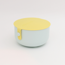 음보울 직장인도시락통 샐러드 요거트 피크닉 도시락통 보울 볼, No. 1 :16cm x 9cm, No1.Mist Bowl/Citrus Lid