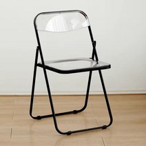 투명 접이식 의자 다양한색상, M, 1개