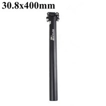 BUCKLOS 자전거 호환 안장 포스트 알루미늄 합금 산악 시트 27.2/30.8/31.6mm 조정 가능한 350/400mm MTB, 02 30 8-400mm, 1개