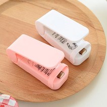 간편 비닐 밀봉 주방 미니 밀봉기 핸디 실링기, 핑크1개
