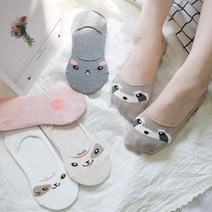 지지몰스 여성 애니멀 스탬프 덧신