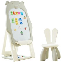 펀엔베이비 곰도리 유아자석보드 의자세트/자석칠판