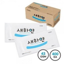 그린위생산업 깔끔한 1회용 업소용물티슈 새하얀 물티슈, 400개, 2개