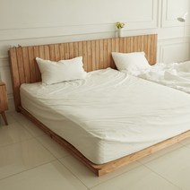 WOOD8081 모어 원목 저상형 침대 프레임 평상형 패밀리 주문제작 SS Q K CK LK 침대깔판 침대헤드 살대형