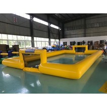 풍선 축구장 에어 경기장 연습 훈련 에어바운스 울타리 대형 스포츠 학교, 5x8m 축구장(바닥 제외)