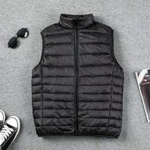 경량 패딩 조끼 가을 베스트 캐주얼 룩 남성 겨울 데일리 남자