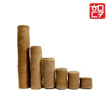 녹화마대 10~120cm/낱개/조경 원예 용품 잠복소 녹화끈 고무바 코아핀 녹화테이프 쥬트테이프, 80cm x 16m(낱개)