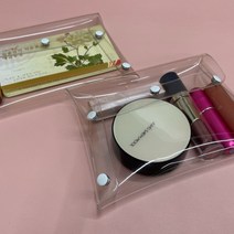 똑딱이 투명 PVC 파우치 대형G/OPD:GAON0107G +Y7