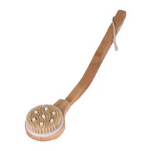 리카 나무 샤워 브러쉬 등마사지 목욕 바디솔, 빳빳한 때밀이용