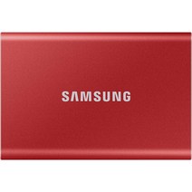 삼성전자 포터블 외장 SSD T7 USB 3.2 Gen2 메탈릭레드, 1TB