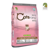 캐츠랑 키튼 고양이 사료, 1개, 4kg, 닭