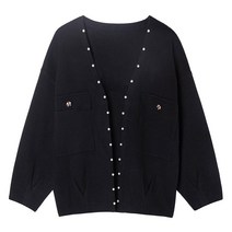 베스띠벨리 괴정 21F/W 진주 라인 가디건 BDC2964BK