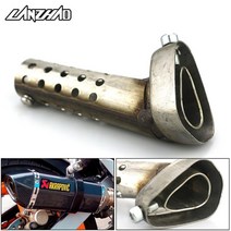 요시무라머플러 호환 42 45 48mm 오토바이 배기 파이프 머플러 소음기 db 킬러 for akrapovic yoshimura laser ixil sc project m4, 없음