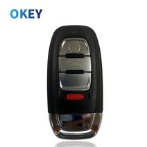 스마트키복사 스마트키고장 자동차디지털키 스마트키개조 Okey 원격 제어 스마트 자동차 키 아우디 Q5 A4L, 02 4 버튼_03 868MHZ