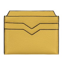[발렉스트라] 22FW SGNL0077028L99CC99 JJ 페블 레더 카드 케이스 옐로