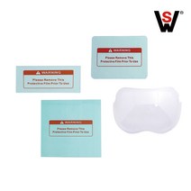 자동 용접면 용접 헬멧 차광 면 전자 보호 마스크 커버플레이트 내부 외부 PC 유리, 03_자동용접면 커버 WS-3000F전용 외부, 1개