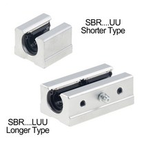 정밀 리니어가이드 레일 슬라이드 베어링 선형 볼 베어링 블록 개방형 라우터, sbr30uu, 4개