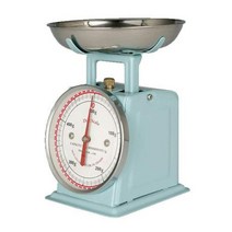일본 덜튼 저울 스케일 500g 빈티지저울 레트로 아날로그 카페 인테리어 감성 소품, 라이트블루