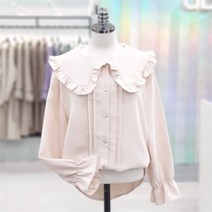 셀러허브 1 ab.f.z sh06 레이스 카라넥 블라우스 DDIX1HB33A