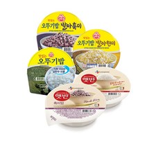 CJ 햇반 흰쌀밥 오뚜기 맛있는밥 현미밥 흑미밥 210g 12개/24개/30개 모음, 상세페이지 참조5, 오뚜기맛있는밥 30개