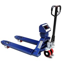 중량측정 유압 리프트 자키 핸드자키 저울 저상 물류, 1톤 폭 58cm(블루 하이매치)