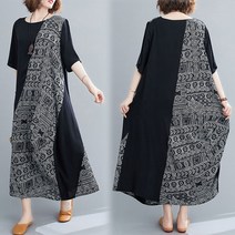 봄 여름 6302 보헤미안 냉감 롱원피스 하객룩 휴양지원피스