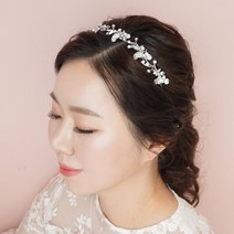 살롱드메리 웨딩 헤어밴드 돌잔치 파티 신부 머리띠