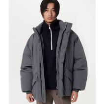 커스텀어클락 리뉴얼ver컴포터블 벌룬핏 다운 패딩 다크그레이 COOSJP031D.그레이 COMFORTABLE BALONFIT DOWN PADDING DARK 그레이