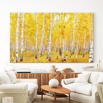 [당일발송!] 부자되는 황금 자작나무 풍수그림 10종 금전운 재물운 돈 가져다주는 황금빛그림, 1. 풍수 자작나무