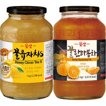 꽃샘 꿀유자차 1kg+한라봉차 1kg