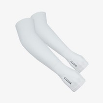 자외선차단 국산 손가락 손등 쿨토시 부드러운 탁텔 라이크라 팔토시, 화이트