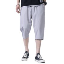 남자 칠부 비치 팬츠 얇은 반바지 7A259