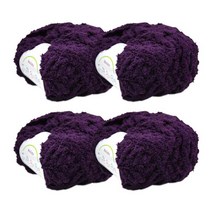 [앵콜스] 소프트베베(4볼세트) 뜨개실 털실 수면사 아기실 블랭킷, 35 진보라