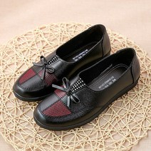여성화 노인화 플랫 중노마 캐주얼 단화