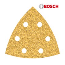 보쉬 EXPERT 삼각 사포 샌딩페이퍼 93X93mm 6홀/멀티커터 GOP용/밸크로 찍찍이 타입, 93X93mm/40방