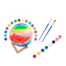 달님 무드등 (Moon Lamp)15 cmDIY 레인보우 컬러링 키, Select_ 본상품선택