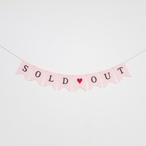[당일제작]오드바니 웨딩 촬영 펠트 가랜드-[SOLD OUT], 6.베핑+스카이(파티)-폰트B