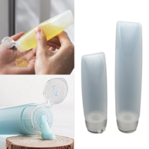 반투명 플라스틱 여행용 로션 튜브 공병 5개 미니 케이스 샴푸 핸드크림 샘플 용기, 30ml