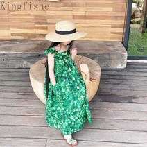 [Kingfishe]주니어 여아 플라워 비치 원피스 dian27904429ST01