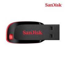 SANDISK Cruzer Blade Z50 블랙 [스틱형/USB2.0] 단자노출형, 64GB